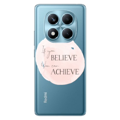Xiaomi Redmi Note 14 Pro If You Believe Transparent Silicone TPU Θήκη