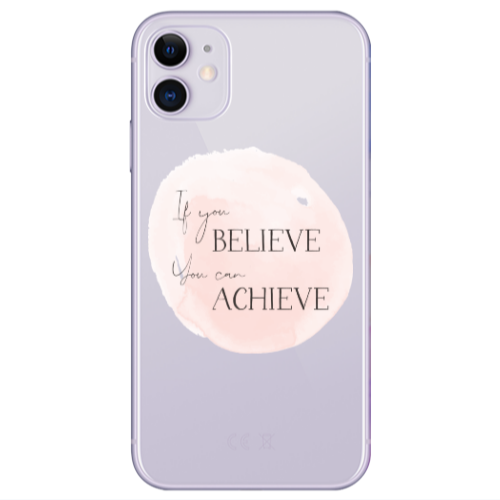 Apple iPhone 11  If You Believe Transparent Silicone TPU Θήκη