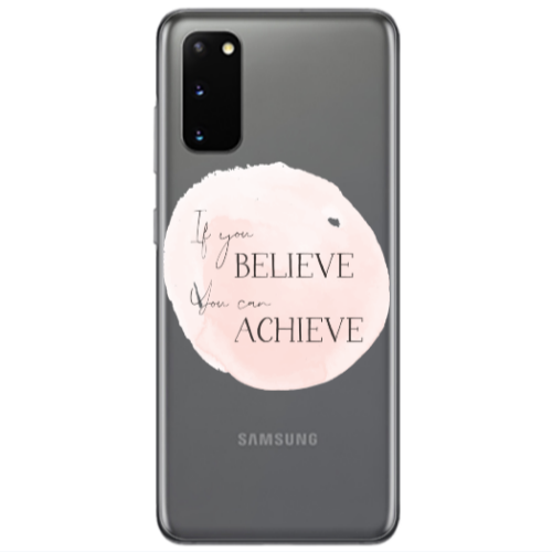 Samsung S20 If You Believe Transparent Silicone TPU Θήκη