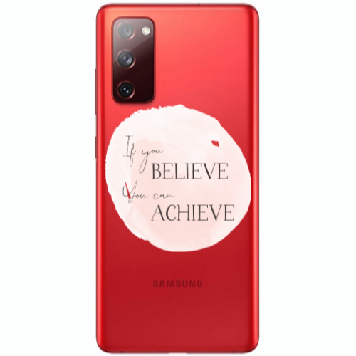 Samsung S20 FE If You Believe Transparent Silicone TPU Θήκη