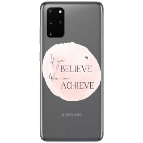 Samsung S20 Plus If You Believe Transparent Silicone TPU Θήκη