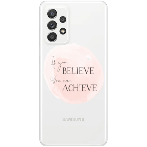Samsung A53 If You Believe Transparent Silicone TPU Θήκη
