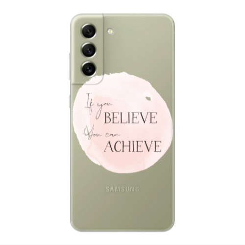 Samsung S22 Plus If You Believe Transparent Silicone TPU Θήκη