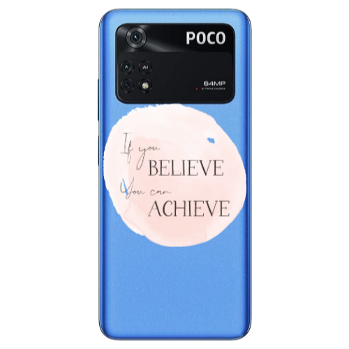 Xiaomi Poco M4 Pro 4G If You Believe Transparent Silicone TPU Θήκη