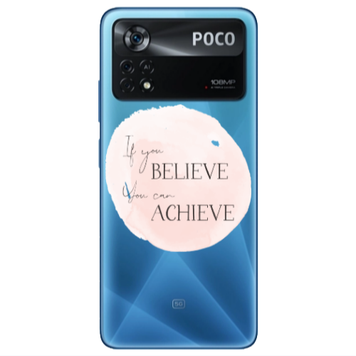 Xiaomi Poco X4 Pro If You Believe Transparent Silicone TPU Θήκη