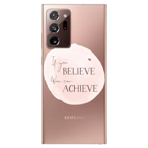 Samsung Note 20 Ultra If You Believe Transparent Silicone TPU Θήκη