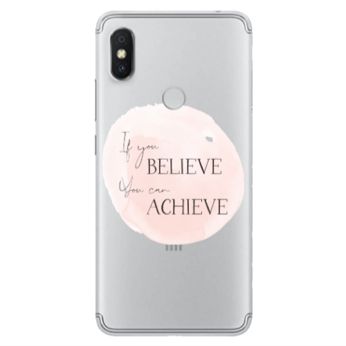 Xiaomi Redmi S2 If You Believe Transparent Silicone TPU Θήκη