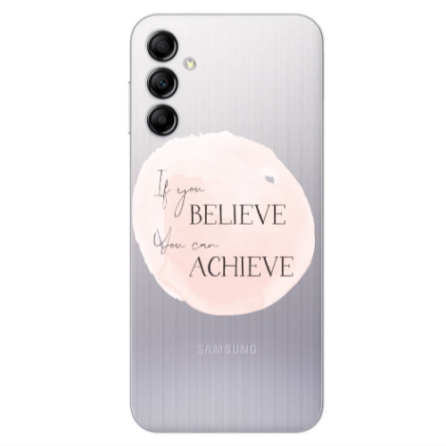 Samsung A24 If You Believe Transparent Silicone TPU Θήκη