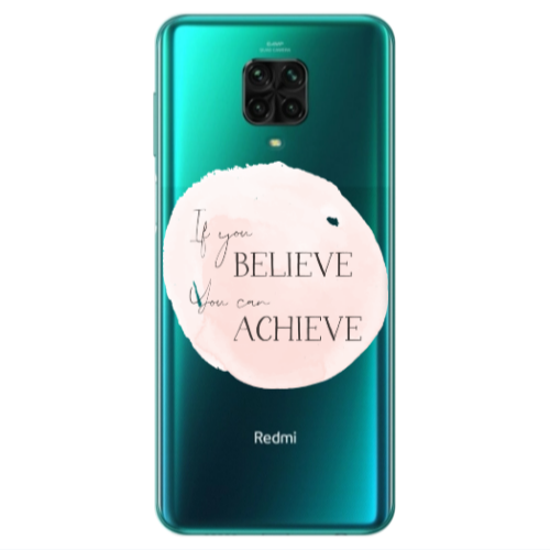 Xiaomi Redmi Note 9S If You Believe Transparent Silicone TPU Θήκη