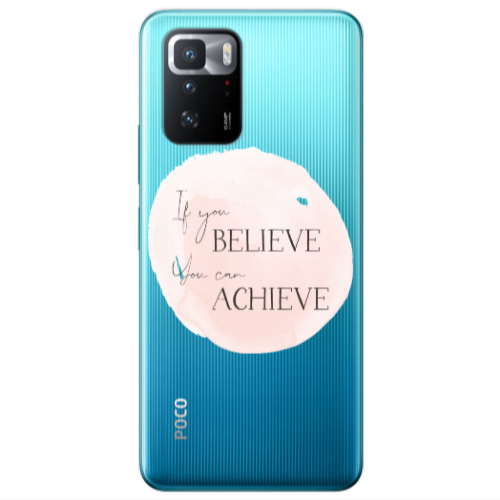 Xiaomi Poco X3 GT If You Believe Transparent Silicone TPU Θήκη