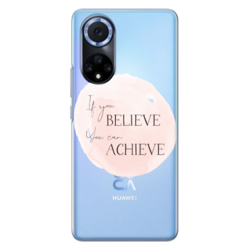 Huawei Nova 9 If You Believe Transparent Silicone TPU Θήκη