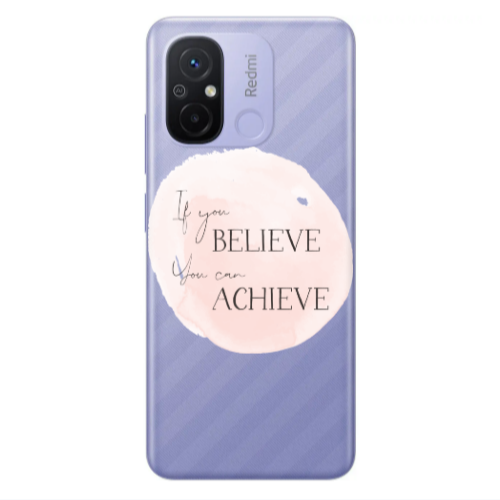 Xiaomi Redmi 12C If You Believe Transparent Silicone TPU Θήκη