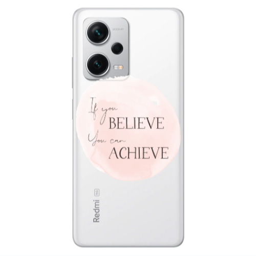 Xiaomi Redmi Note 12 5G If You Believe Transparent Silicone TPU Θήκη