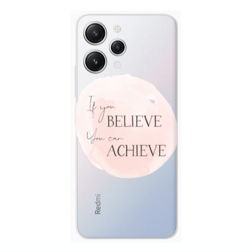 Xiaomi Redmi 12 If You Believe Transparent Silicone TPU Θήκη