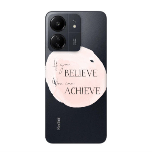 Xiaomi Redmi 13C If You Believe Transparent Silicone TPU Θήκη