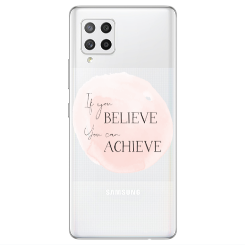 Samsung A42 5G If You Believe Transparent Silicone TPU Θήκη