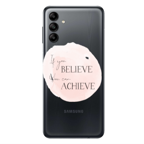 Samsung A13 5G If You Believe Transparent Silicone TPU Θήκη