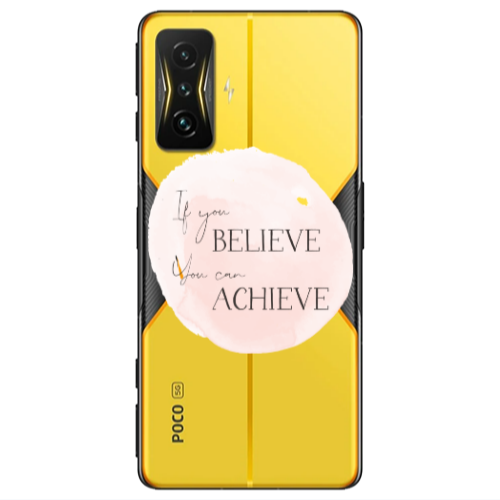 Xiaomi Poco F4 Gt If You Believe Transparent Silicone TPU Θήκη