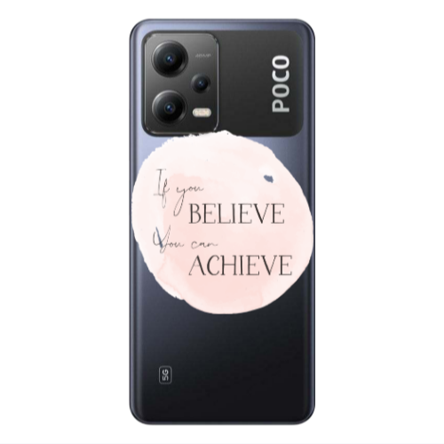 Xiaomi Poco X5 If You Believe Transparent Silicone TPU Θήκη