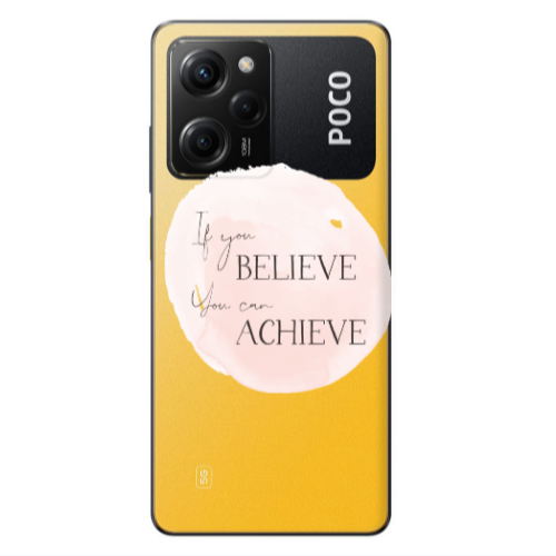 Xiaomi Poco X5 Pro If You Believe Transparent Silicone TPU Θήκη