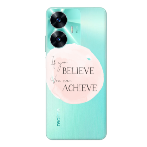 Realme C55 If You Believe Transparent Silicone TPU Θήκη