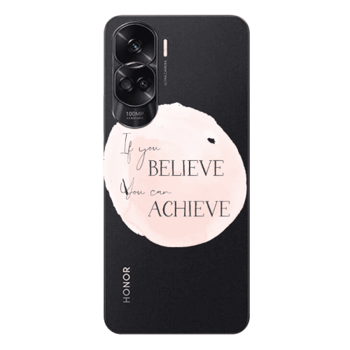 Honor 90 Lite 5G If You Believe Transparent Silicone TPU Θήκη