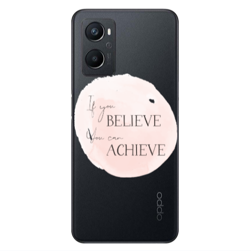 Oppo A 96 If You Believe Transparent Silicone TPU Θήκη