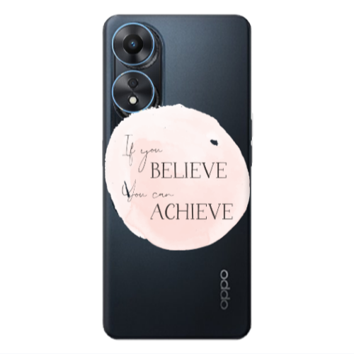 Oppo A 98 If You Believe Transparent Silicone TPU Θήκη
