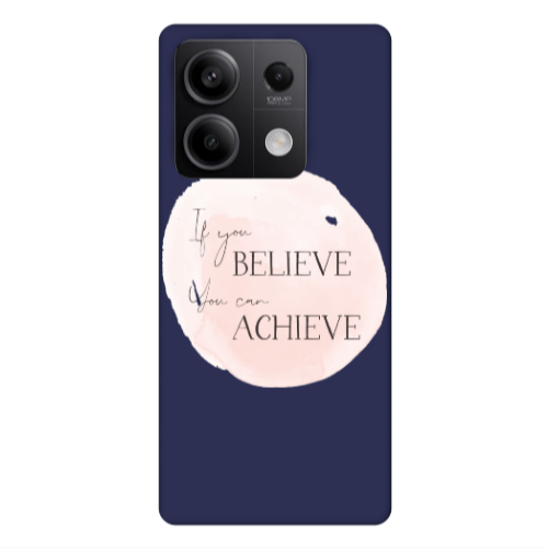 Xiaomi Redmi Note 13 5G If You Believe Dark blue Colored Silicone TPU Θήκη