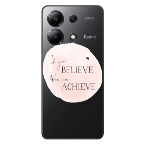 Xiaomi Redmi Note 13 4G If You Believe Transparent Silicone TPU Θήκη