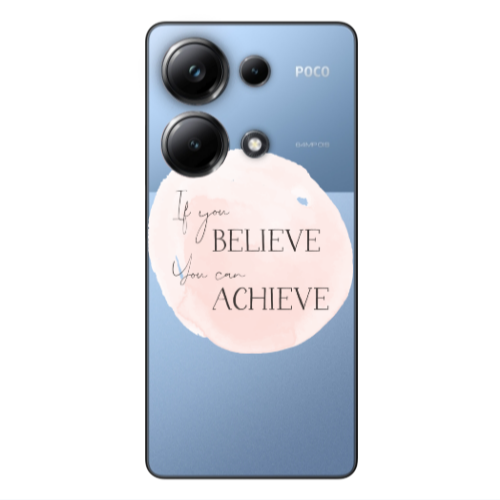 Xiaomi Poco M6 Pro 4G If You Believe Transparent Silicone TPU Θήκη