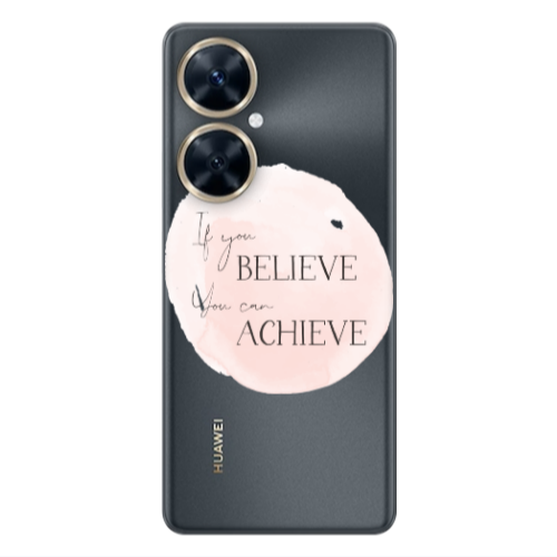 Huawei Nova 11i If You Believe Transparent Silicone TPU Θήκη