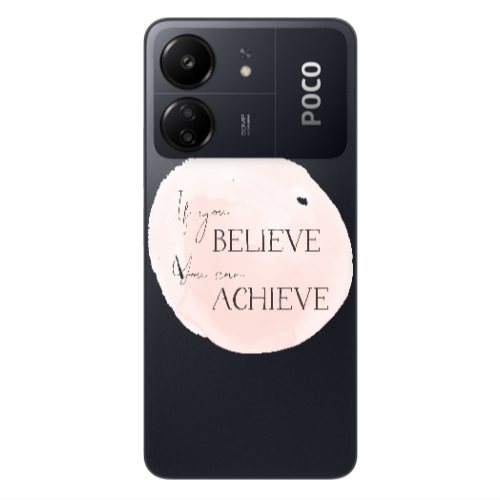 Xiaomi Poco C65 If You Believe Transparent Silicone TPU Θήκη