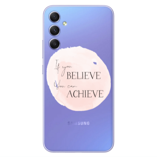 Samsung A15 5G If You Believe Transparent Silicone TPU Θήκη