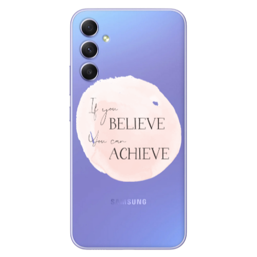 Samsung A16 If You Believe Transparent Silicone TPU Θήκη