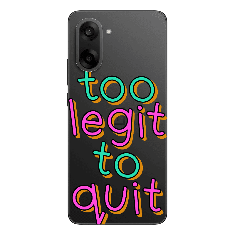 Oneplus Nord CE 5 Too Legit To Quit Transparent Silicone TPU Θήκη