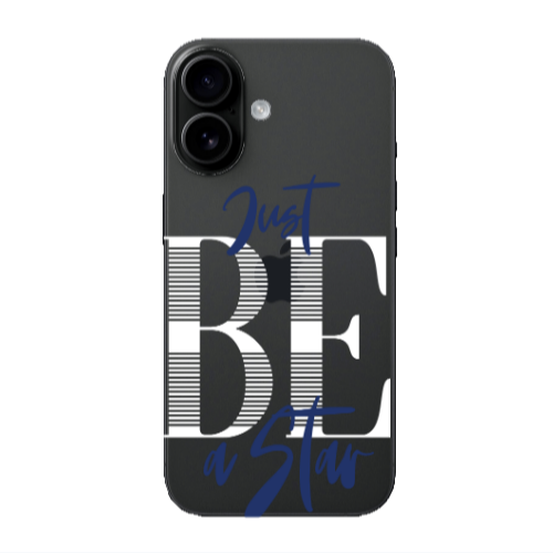 Apple Iphone 16 plus Just Be a Star Transparent Silicone TPU Θήκη