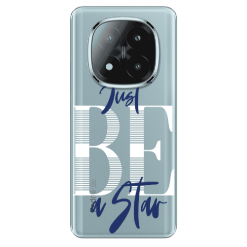 Xiaomi Redmi Note 14 Pro + 5g Just Be a Star Transparent Silicone TPU Θήκη