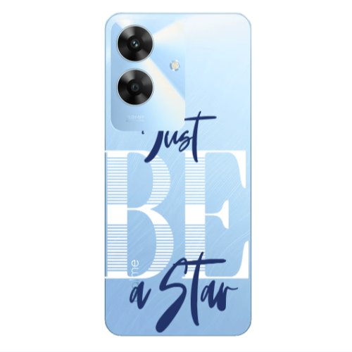 Realme Note 60 Just Be a Star Transparent Silicone TPU Θήκη