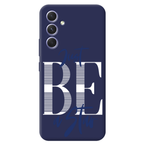 Samsung A36 Just Be a Star Dark blue Colored Silicone TPU Θήκη