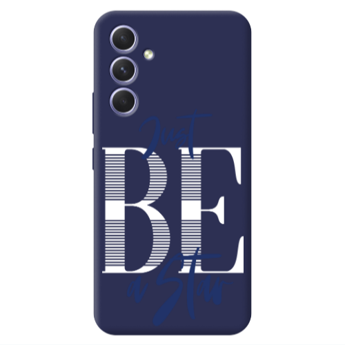 Samsung A56 Just Be a Star Dark blue Colored Silicone TPU Θήκη