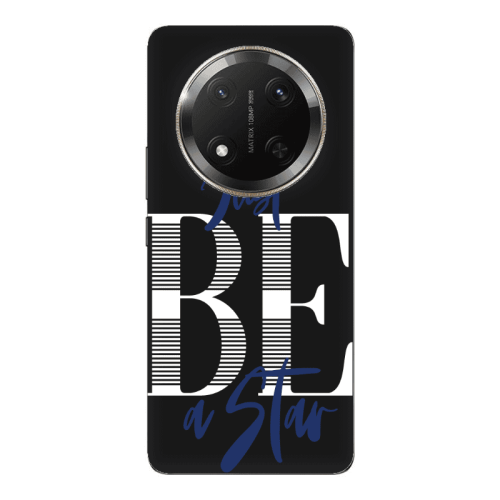 Honor Magic 7 Lite Just Be a Star Black Colored Silicone TPU Θήκη