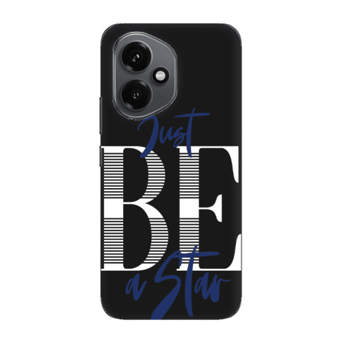 Honor Magic 400 Just Be a Star Black Colored Silicone TPU Θήκη