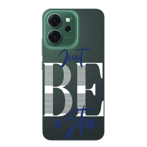 Oppo 14 F Just Be a Star Transparent Silicone TPU Θήκη