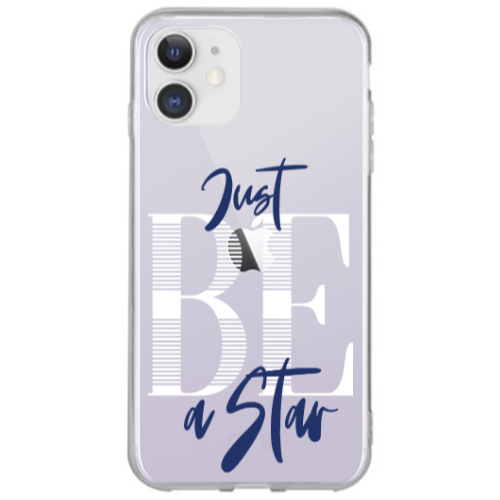Apple iPhone 12 Just Be a Star Transparent Silicone TPU Θήκη