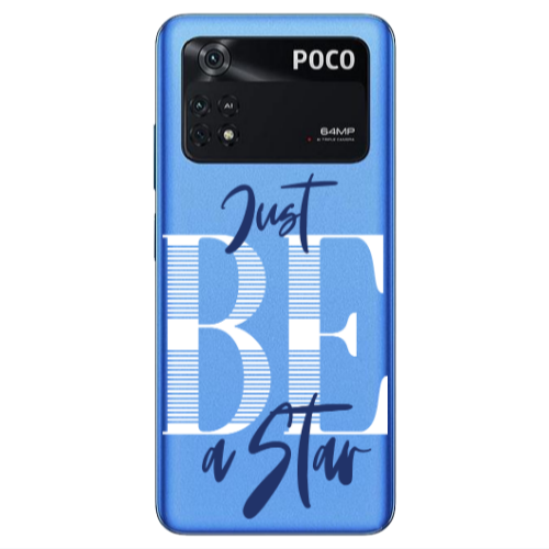 Xiaomi Poco M4 Pro 4G Just Be a Star Transparent Silicone TPU Θήκη