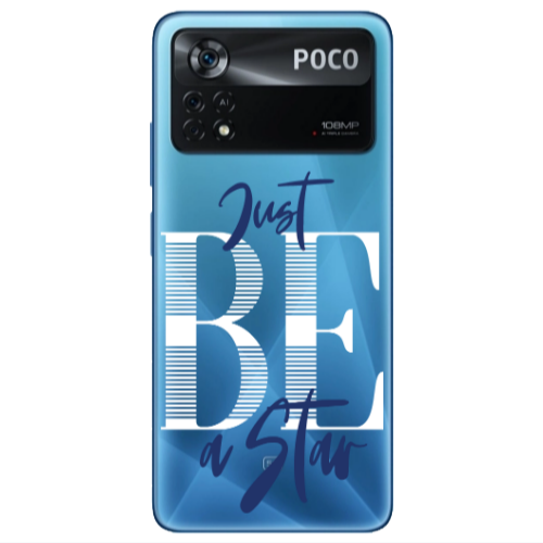 Xiaomi Poco X4 Pro Just Be a Star Transparent Silicone TPU Θήκη