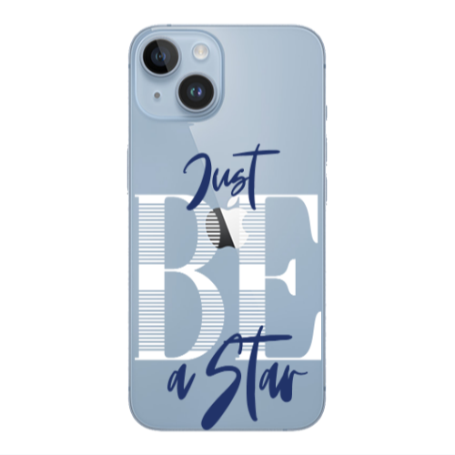 Apple iPhone 14  Just Be a Star Transparent Silicone TPU Θήκη