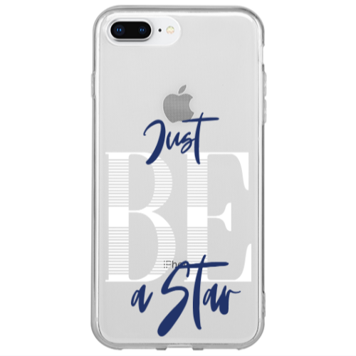 Apple iPhone 7 Plus Just Be a Star Transparent Silicone TPU Θήκη
