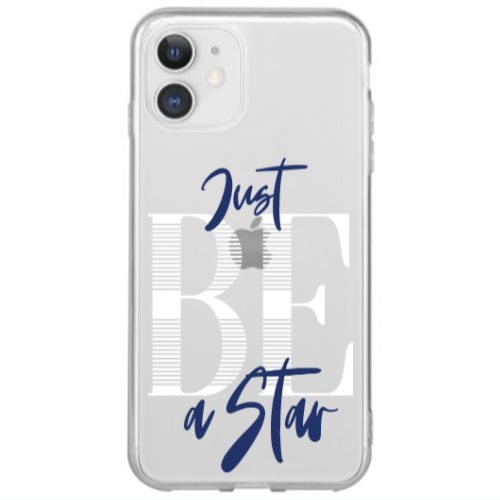 Apple iPhone 12 Mini Just Be a Star Transparent Silicone TPU Θήκη